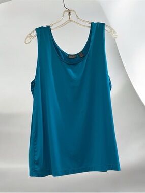 Chico's Teal Scoop Neck Tank